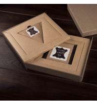 Набор подарочный LOFT: портмоне и чехол для наушников, коричневый