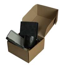 Набор подарочный AUTOGRAPH: кружка, ежедневник, ручка, футляр для ручки, стружка, коробка, черный