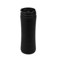 Набор подарочный OFFICEKIT: термос, ежедневник, ручка,  стружка, коробка, черный