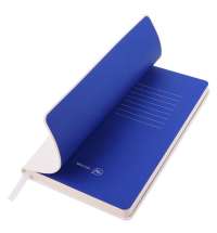 Набор подарочный ARTKITS: ежедневник, ручка, кружка с цветным дном, стружка, коробка, синий