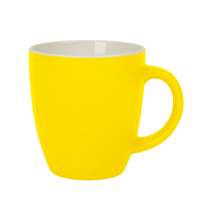 Подарочный набор JOY: блокнот, ручка, кружка, коробка, стружка; жёлтый