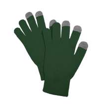 Набор подарочный GET WARM: перчатки, шапка, термос; зеленый