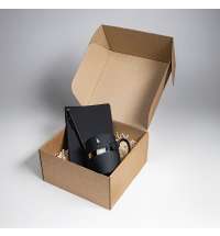 Набор подарочный ARISTOCRATIC: ежедневник, ручка, кружка; черный/серебро