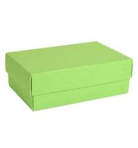 Коробка картонная, "COLOR" 11,5*6*17 см; зеленое яблоко