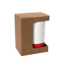 Коробка для кружки 26700, размер 11,9 х 8,6 х 15,2 см, микрогофрокартон, коричневый