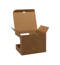 Коробка для кружек 23504, 26701, размер 12,3х10,0х9,2 см, микрогофрокартон, коричневый