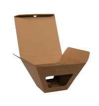 Коробка для чайных пар 27600, 27800, 25703 с двумя вставками, 17,2х10,94х8,2 см,  микрогофр., корич.