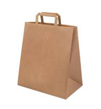 Пакет бумажный QUADRATA L, крафт, плотность 80 г/м2, 37 х 32 х 20 cм