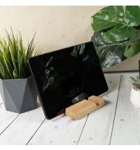 Подставка для телефона  и планшета, 11х7,5х2 см, бук