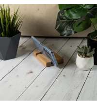 Подставка для телефона  и планшета, 11х7,5х2 см, бук