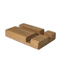 Подставка для телефона  и планшета, 11х7,5х2 см, бук