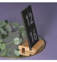 Подставка под телефон «Мини» 8 x 8 x 2 см, пазы 1 см. и 1,4 см, бук