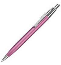 Ручка шариковая EPSILON,, розовый/хром, металл