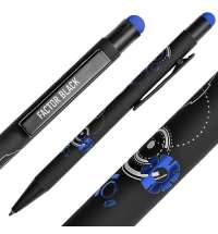 Ручка шариковая FACTOR BLACK со стилусом