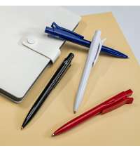 Ручка шариковая N22 с клипом-прищепкой, переработанный пластик