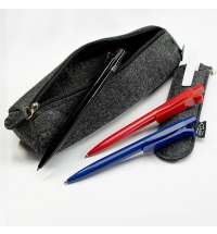 Ручка шариковая N22 с клипом-прищепкой, переработанный пластик