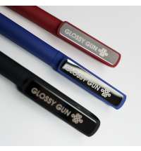 Ручка шариковая GLOSSY GUN с покрытием soft touch