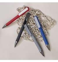 Ручка шариковая GLOSSY GUN с покрытием soft touch