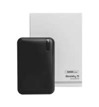 Универсальный аккумулятор Boosty 5 (5000 мАч), черный, 9,8х6.3х1,4 см