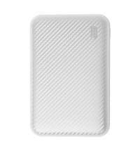 Универсальный аккумулятор Rib 5 (5000 мАч), белый, 9,8х6.3х1,4 см