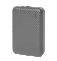 Универсальный аккумулятор Rib 5 (5000 мАч), серый, 9,8х6.3х1,4 см