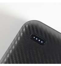 Универсальный аккумулятор Rib 5 (5000 мАч), черный, 9,8х6.3х1,4 см