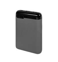 Универсальный аккумулятор Num 5 (5000 мАч), серый, 10,2х6.3х1,2 см