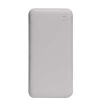 Универсальный аккумулятор Rib 10 (10000 мАч), белый, 13,5х6.8х1,5 см