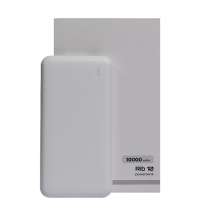 Универсальный аккумулятор Rib 10 (10000 мАч), белый, 13,5х6.8х1,5 см