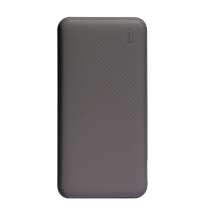 Универсальный аккумулятор Rib 10 (10000 мАч), серый, 13,5х6.8х1,5 см