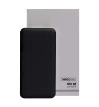 Универсальный аккумулятор Rib 10 (10000 мАч), черный, 13,5х6.8х1,5 см