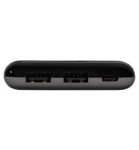 Универсальный аккумулятор Num 10 (10000 мАч), серый, 13,9х6.9х1,4 см