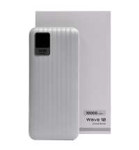 Универсальный аккумулятор Wave 10 (10000 мАч), белый, 14,9х6.7х1,6 см