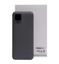 Универсальный аккумулятор Wave 10 (10000 мАч), серый, 14,9х6.7х1,6 см