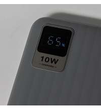 Универсальный аккумулятор Wave 10 (10000 мАч), серый, 14,9х6.7х1,6 см