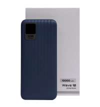 Универсальный аккумулятор Wave 10 (10000 мАч), синий, 14,9х6.7х1,6 см