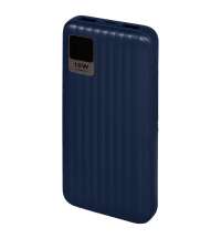 Универсальный аккумулятор Wave 10 (10000 мАч), синий, 14,9х6.7х1,6 см