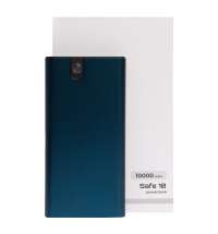 Универсальный аккумулятор Safe 10 (10000 мАч), синий, 13,8х6.8х1,4 см