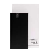 Универсальный аккумулятор Safe 10 (10000 мАч), черный, 13,8х6.8х1,4 см