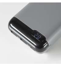 Универсальный аккумулятор Num 20 (20000 мАч), серый, 14,6х7.0х2,75 см