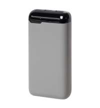 Универсальный аккумулятор Num 20 (20000 мАч), серый, 14,6х7.0х2,75 см