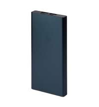 Универсальный аккумулятор Iron line 10 (10000 мАч), металл, синий, 14,7х6.6х1,5 см