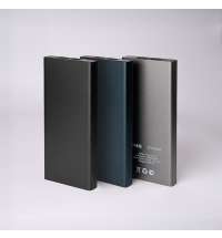 Универсальный аккумулятор Iron line 10 (10000 мАч), металл, черный, 14,7х6.6х1,5 см