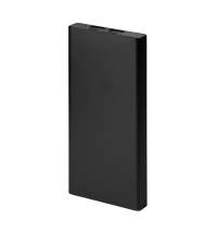 Универсальный аккумулятор Iron line 10 (10000 мАч), металл, черный, 14,7х6.6х1,5 см