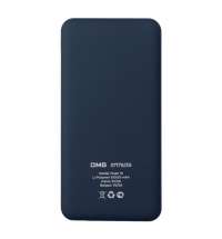 Универсальный аккумулятор Flash 10 (10000 мАч) с подсветкой и soft touch,синий,13,7х6,87х1,55 мм