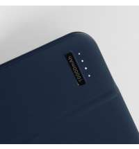 Универсальный аккумулятор Flash 10 (10000 мАч) с подсветкой и soft touch,синий,13,7х6,87х1,55 мм