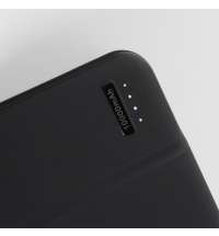 Универсальный аккумулятор Flash 10 (10000 мАч) с подсветкой и soft touch,черный,13,7х6,87х1,55мм