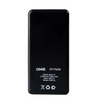 Универсальный аккумулятор Sleek 10 (10000 мАч), черный, 14х6.8х1,5 см