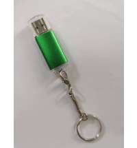 Брелок для флешки, серебристый, металл