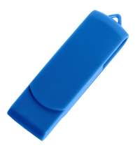 USB flash-карта SWING (8Гб), синий, 6,0х1,8х1,1 см, пластик